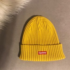 Over-dyed Ribbed supreme beanie